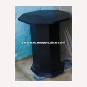 ขาตั้งโต๊ะหินอ่อนสีดำ - Product Image 1