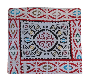 Edredones de colcha de algodón con apliques hechos a mano tamaño Queen - Product Image 1