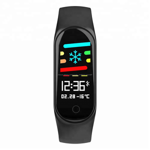 Bracelet M3S Bracelet couleur écran IP67 Fitness Tracker Tensiomètre Moniteur de fréquence cardiaque <span class=keywords><strong>montre</strong></span> femme - Product Image 1