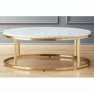 โต๊ะข้างแบบโมเดิร์นสำหรับบ้านไร่/โต๊ะกาแฟเฟอร์นิเจอร์บ้านโลหะสำหรับห้องนั่งเล่นทานอาหารอพาร์ทเมนต์ห้องครัว - Product Image 1