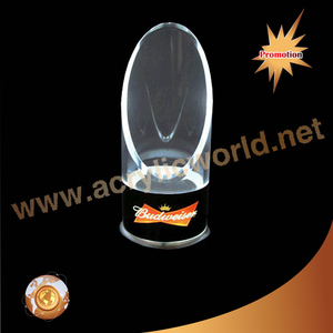 Customized Eco-friendly <b>Acrylic</b> Advertising <b>Display</b> <b>Stands</b> Custom Logo for Shot Glass Wine Glass Holder Department Store Counter - Product Image 2