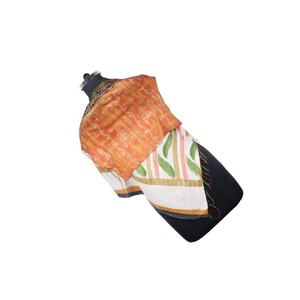 SC1219 Écharpes en soie Kantha, faites à la main, en coton cousue à la main, design tendance, pour filles - Product Image 1