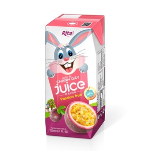 El mejor jugo de comida saludable, jugo de fruta para niños, de 200ml caja de papel, embalaje Passion FruitJuice, entrega rápida y servicio de calidad - Product Image 5