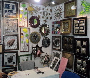 Arts muraux décoratifs, Décoration murale en métal, Art mural coloré - Product Image 3