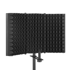 Panel Aislante de Micrófono de Espuma Acústica Plegable y Ajustable de Alta Calidad para Grabación en Estudio con Aislamiento Óptimo - Product Image 3