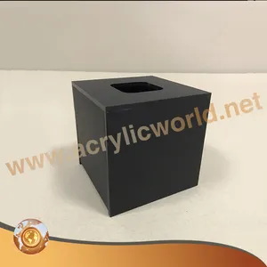 Penutup kotak tisu akrilik tampilan akrilik pabrik dengan penyangga kotak tisu akrilik matt harga terbaik