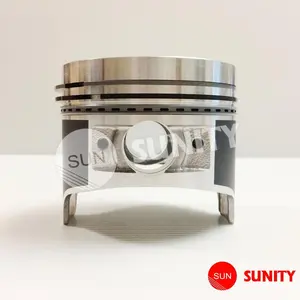 TAIWAN SUNITY Quality supplier L100N6 piston set oversize 86.25 MOS2 plated OEM 714320-22720 for yanmar electric machine