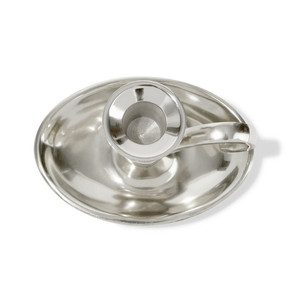 Portavelas cónico de plata tradicional para fiesta de boda, soporte de Metal de calidad sostenible con forma personalizada - Product Image 2