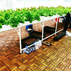 Dalles de terrasse en bois à emboîtement résistantes à l'eau pour les espaces intérieurs et extérieurs - Product Image 2