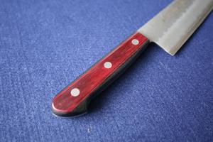 YASUKI-cuchillo de cocina japonés de 3 hojas, plateado, auténtico - Product Image 2