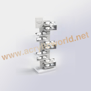 Vitrina de exhibición de anteojos acrílicos giratoria de fábrica, soporte de exhibición de gafas de sol acrílicas/estante/soporte - Product Image 5