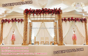 Mandap de Boda Hindú con Corona de Estilo Bollywood en Venta, Mandap de Boda Hindú de Lujo, Nuevo Mandap de Nueva York - Product Image 6