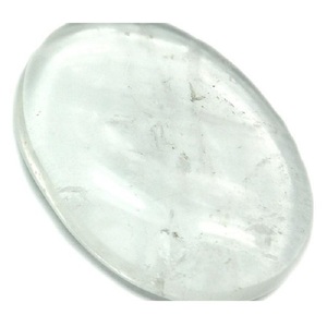 เครื่องประดับทรงวงรีคริสตัลใสเครื่องประดับอัญมณีทรงวงรีหินธรรมชาติอัญมณีคริสตัลบำบัดขายส่ง - Product Image 3