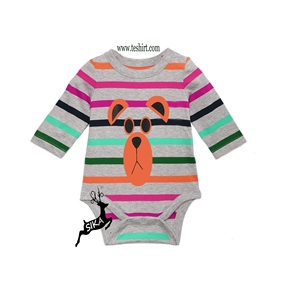 Baby boy & baby girl clothes romper short sleeve summer organic cotton baby rompers kids summer clothes wholesale tirupur india - Product Image 1