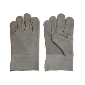 Gants de soudage en cuir ISONZ Leather Zone, en cuir de vachette pleine fleur, 10 pouces, grands, non doublés, anti-coupure, anti-chaleur, pour soudage TIG/MIG - Product Image 2