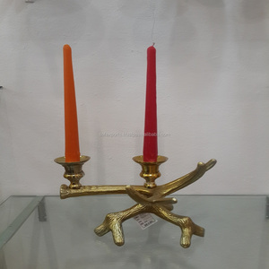 แฮนด์เมดทองโมเดิร์นตกแต่งบ้านเชิงเทียนโบราณเชิงเทียนที่มีคุณภาพสูง - Product Image 1