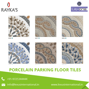 กระเบื้องปูพื้นพอร์ซเลนสำหรับจอดรถขนาด400x400มม. สไตล์โมเดิร์นออกแบบมาสำหรับใช้ภายในกำแพง - Product Image 5