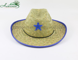 Tùy chỉnh Sao Việt Nam Thêu mũ rơm Kích thước có thể điều chỉnh cho trẻ em và người lớn - Product Image 3