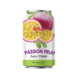 Jugo de Maracuyá Enlatado de Fruta Tropical de Alta Calidad Directo de Fábrica, 330 ml, Sabor NFC, Orgánico - Product Image 1