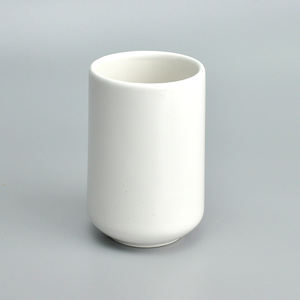 Vaso de diseño cilíndrico polivinílico con base de acero inoxidable - Product Image 2
