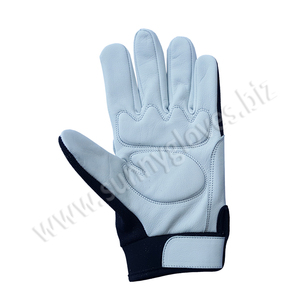 2019 High Quality Safety Mechanic Leather Working Gloves - Product Image 5