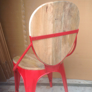 Silla de comedor moderna de madera y metal barata, muebles para el hogar para uso general, sillas de restaurante de fabricantes y proveedores indios - Product Image 1