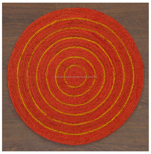 Avior fabricant indien fait à la main 100% chanvre naturel Sisal Jute tapis tapis plaine Design tressé Rectangle extérieur porte utilisation - Product Image 2