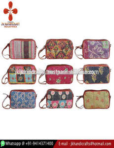 Pochette indienne Kantha Sac indien Sari Kantha - Product Image 2