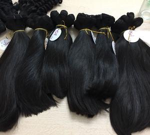 Extension de cheveux humains remy lisses sans perte, tissage de cheveux bruts, dernier cri du Vietnam, extension de cheveux humains ivierges, livraison gratuite - Product Image 5