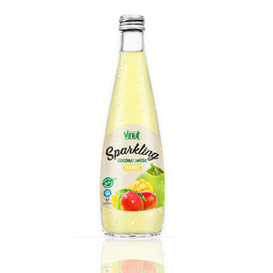 330ml Real Sparkling Coconut Water with Pineapple Juice Puree <b>Glass</b> <b>Bottle</b> - Product Image 4