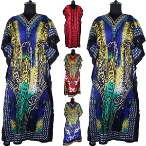 Women's Long Dubai <b>Kaftan</b>/Abaya Plus Size Made from Cotton - Product Image 2