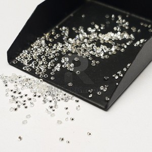 0,7 T1.2 Molololololor larlarity larHab AB reated oliolished oooose elee hhite ynynthetic OUND UT iamond - Product Image 1