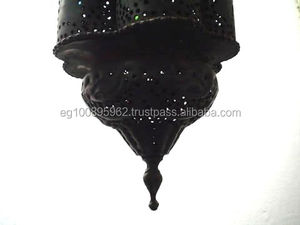 BR13 Lámpara colgante de estilo egipcio antiguo Linterna de metal perforada a mano con técnica de soldadura - Product Image 5