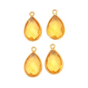 Labradorite Or Vermeil Pierres Précieuses Pendentif - Product Image 3