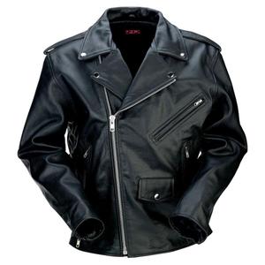 Men's Summer Fashion Leather Jacket with Sheep <b>Fur</b> Breathable and Button Decorated - Product Image 3