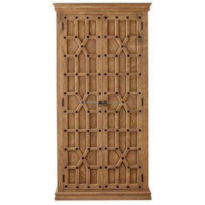 En bois Antique de Meubles De Chambre À Coucher De Style Armoire 2 Portes - Product Image 1
