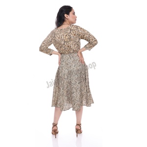 Vestido largo de verano de estilo indio para mujer, traje de verano de estilo clásico - Product Image 4