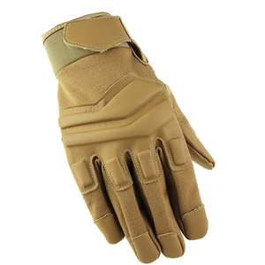 Guantes tácticos marrones de tiro, de dedo completo - Product Image 4