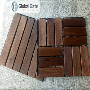 Carreaux de terrasse en bois de conception moderne pour une mise à jour rapide et facile des revêtements de sol extérieurs/intérieurs - Product Image 2