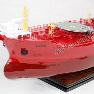 เรือจำลองถังน้ำมันไม้ EVITA งานฝีมือ ของขวัญแปลกใหม่ - Product Image 1