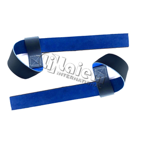 Correas de cuero personalizables de alta calidad para gimnasio Fitness levantamiento de pesas para hombres y mujeres - Product Image 1