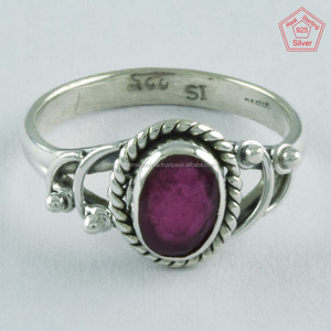 Último anillo de compromiso de Plata de Ley 925 hecho a mano para mujer con piedra de ágata rubí para bodas, fiestas y aniversarios - Product Image 1