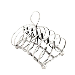 Porte-pain grillé Sterling en fil de laiton Décoration de mariage à domicile - Product Image 1