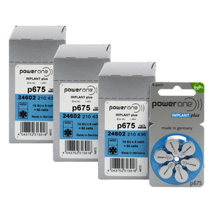 Power one-Audífono power one con baterías 675, color azul, hoja, zinc, aire, sin mercurio - Product Image 5
