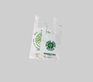 plastic <b>bags</b> with handle made in Vietnam - Product Image 1