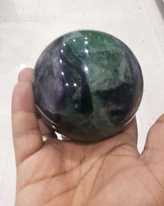 Bola de piedras preciosas de fluorita múltiple de alta calidad, piedra de Chakra para usar como esfera de cristal de Chakra, esfera de piedras preciosas para curación - Product Image 2