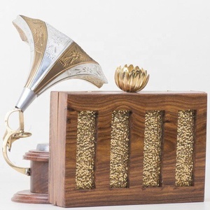 กระเป๋าคาดลำตัวทำจากไม้รูปดาวสไตล์วินเทจกล่องลายลูกกวาดดีไซน์เรขาคณิตผ้าใบปาร์ตี้งานแต่งงานวัสดุทำจากเรซิ่น - Product Image 3