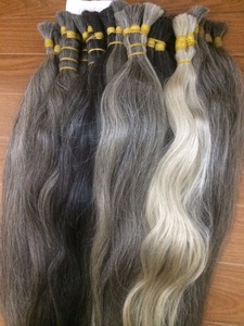 Extensions de cheveux naturels vierges vietnamiens en vrac, trame simple, mèches humaines 9A Remy bouclées noires, 6-52 pouces - Product Image 2