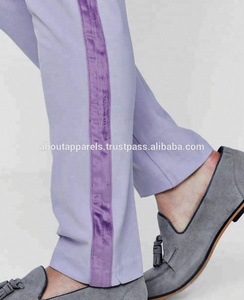 Pantalones de chándal informales de sarga de algodón para hombre, pantalones de cintura baja personalizados a granel al por mayor, pantalones impermeables con bolsillo antiarrugas con estampado en caliente - Product Image 4