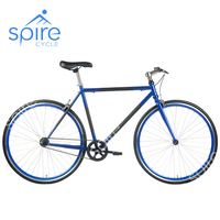 Vélo de route Spire Cycle PC-210585S personnalisé à une vitesse, cadre en acier, pneus Kenda, freins Promax RC-462, roues 700c, 120 kg